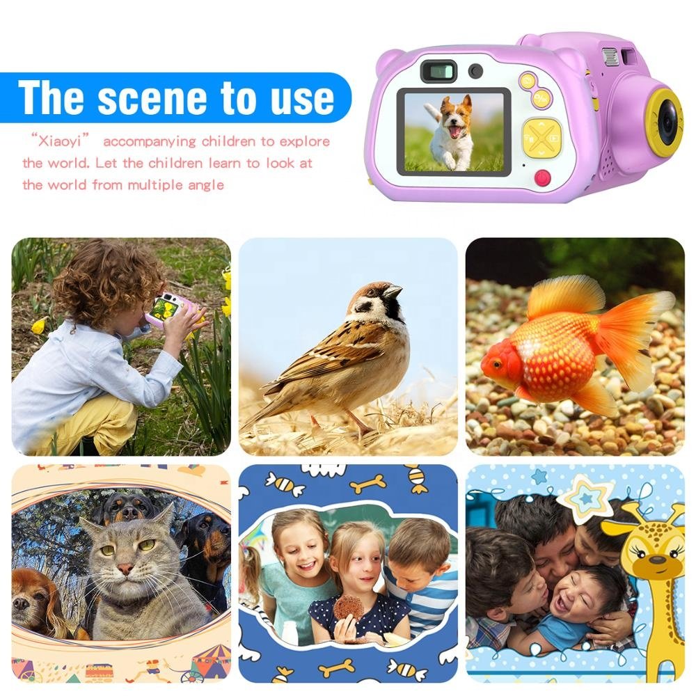 Kids Toys 2022 Kids Camera Digital Camera for Kids 2 inch HD Color Screen 12 MP Beautiful Smart Cute Children WIFI Camera