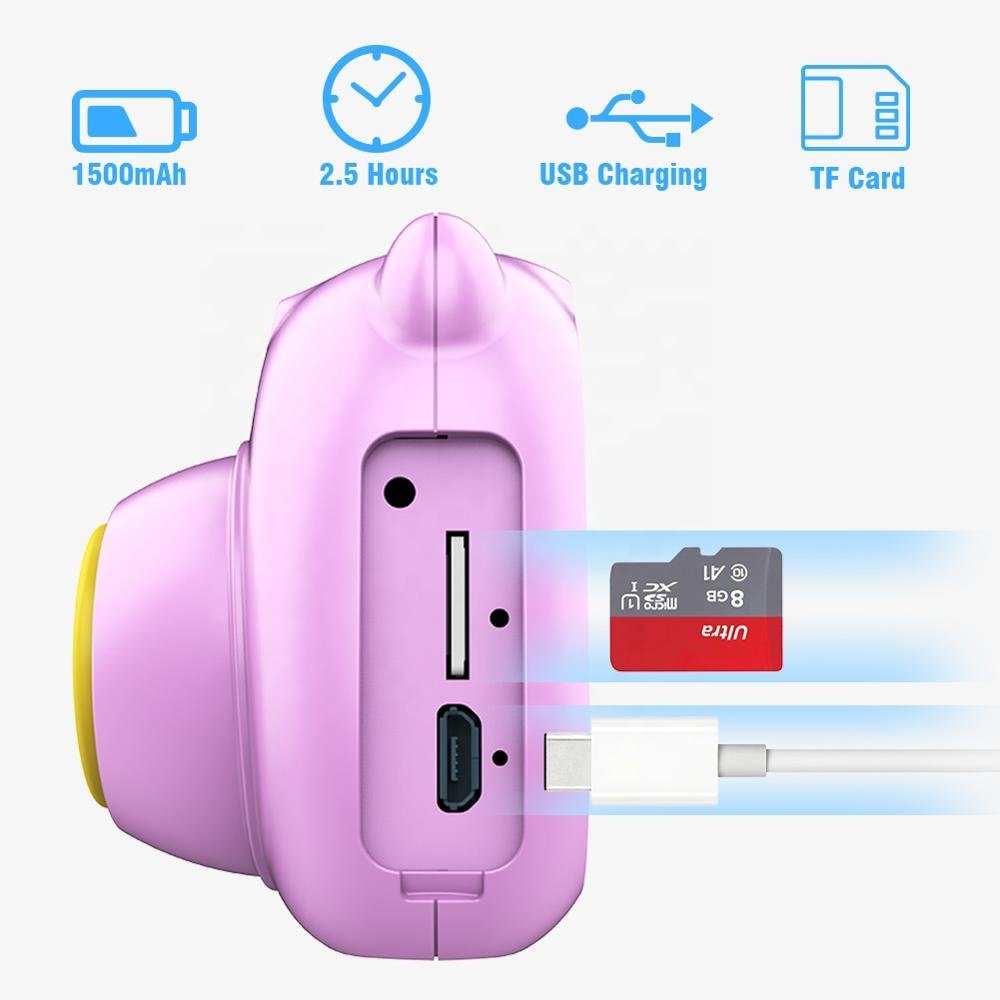 Kids Toys 2022 Kids Camera Digital Camera for Kids 2 inch HD Color Screen 12 MP Beautiful Smart Cute Children WIFI Camera