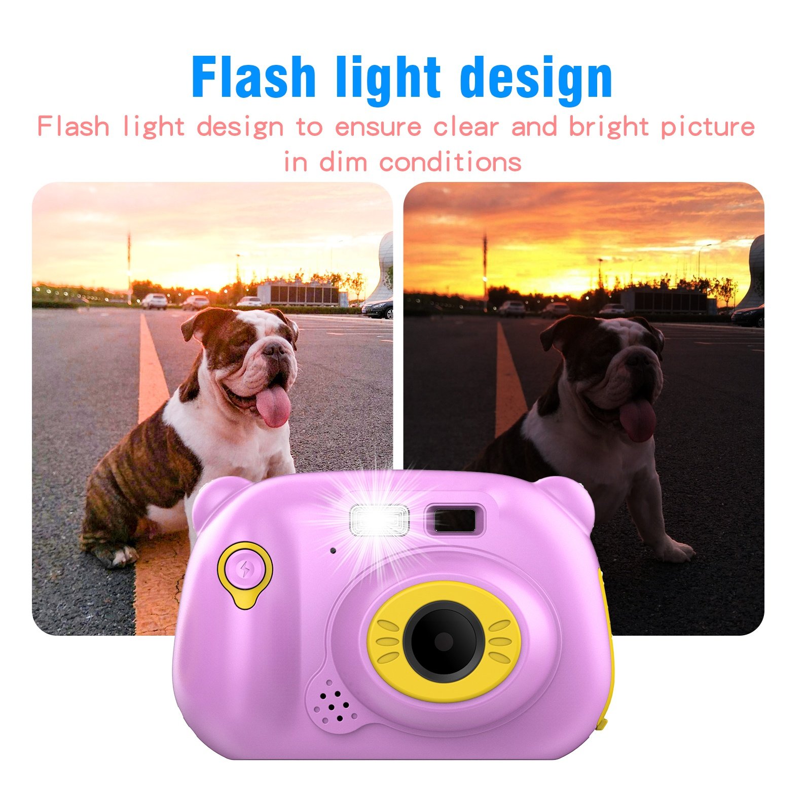 Kids Toys 2022 Kids Camera Digital Camera for Kids 2 inch HD Color Screen 12 MP Beautiful Smart Cute Children WIFI Camera