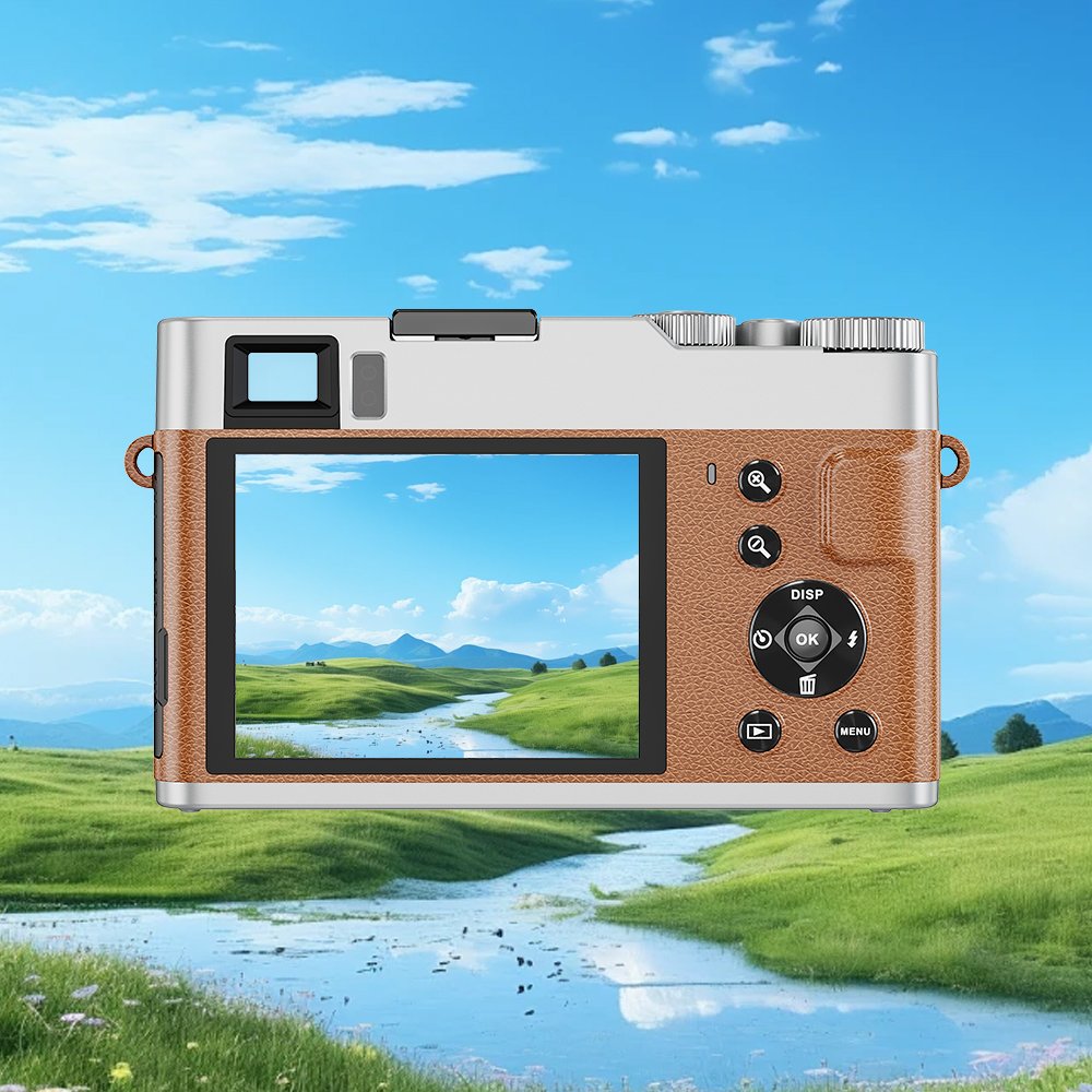 Autofocus Digital Camera 4K Autofocus 48MP Video Recording Portable Digital Camera With Viewfinder Function Rotating Button
