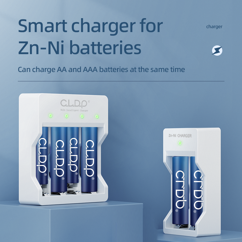Long cycle life Zinc-Nickel No.5 1.6v rechargeable double aa batteries 2500mwh chargeable battery cell