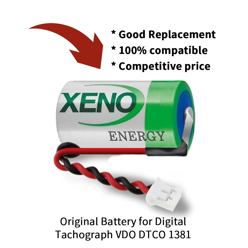 1/2 AA ER14250 3.6V 1200mAh Lithium Li-socl2 Cylindrical Battery For Machine Tools