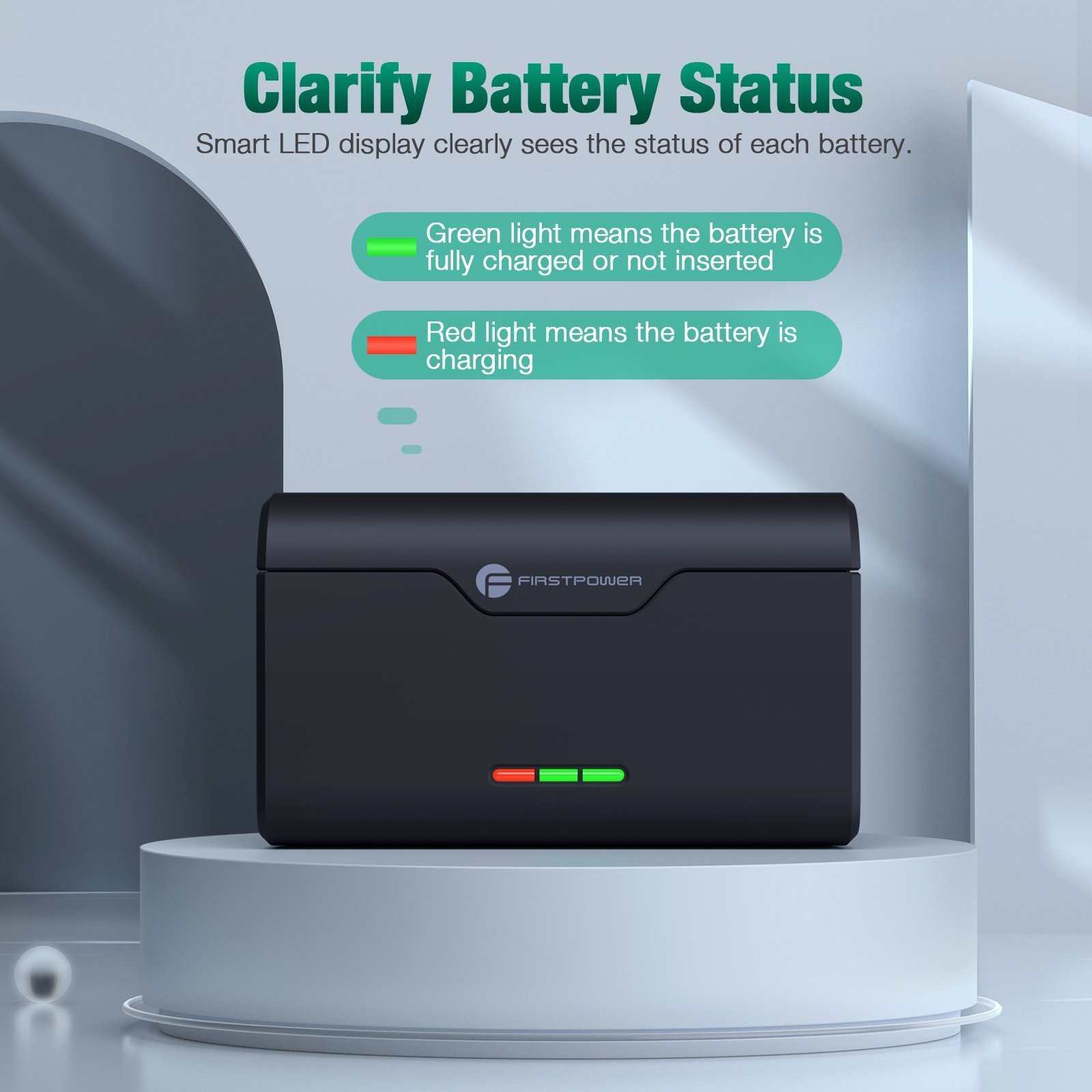 Mini Battery Storage Box 3 Slots Type C Fast Rechargeable Camera Batteries Charger For Gopro 10/9/8/7/6/5 Battery