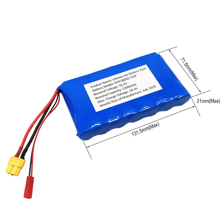 Rechargeable Li-ion Waterproof Lithium Deep Cycle Grade A 18650 Battery Packs