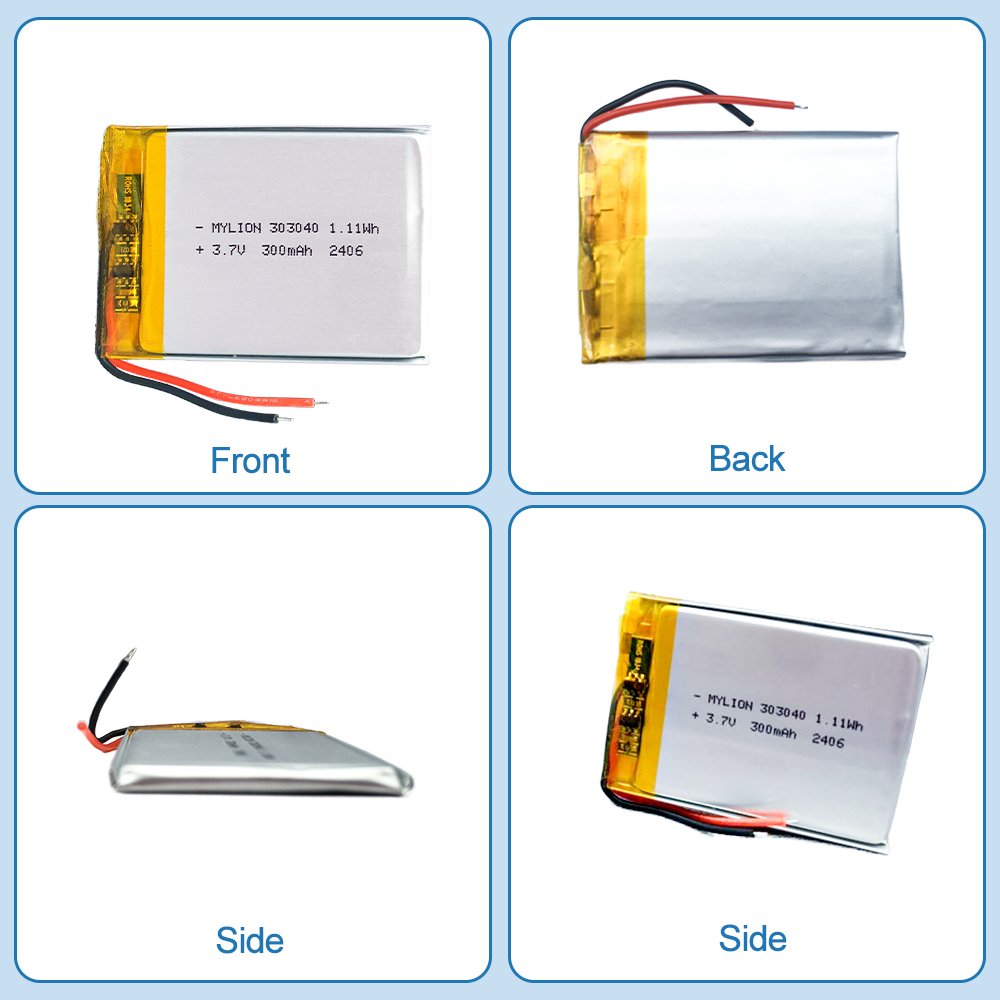 Mylion 3.7V 500mAh 904685 Li-polymer battery pack rechargeable 3.7V 7.4V 11.1V 500mAh lipo battery pack for electronics device