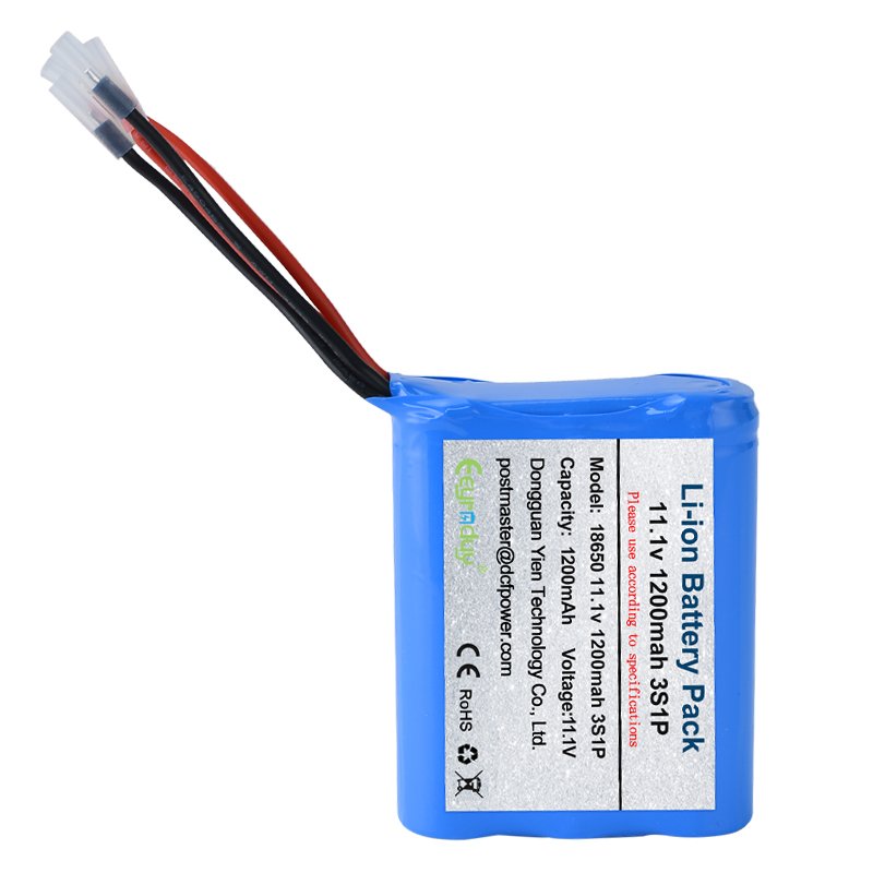 OEM Li-ion battery pack 1200mah 11.1V 18650 32650 26500 21700 16500 14500 lithium ion battery pack 300~6000 mah 3.7V 7.4V 14.8V