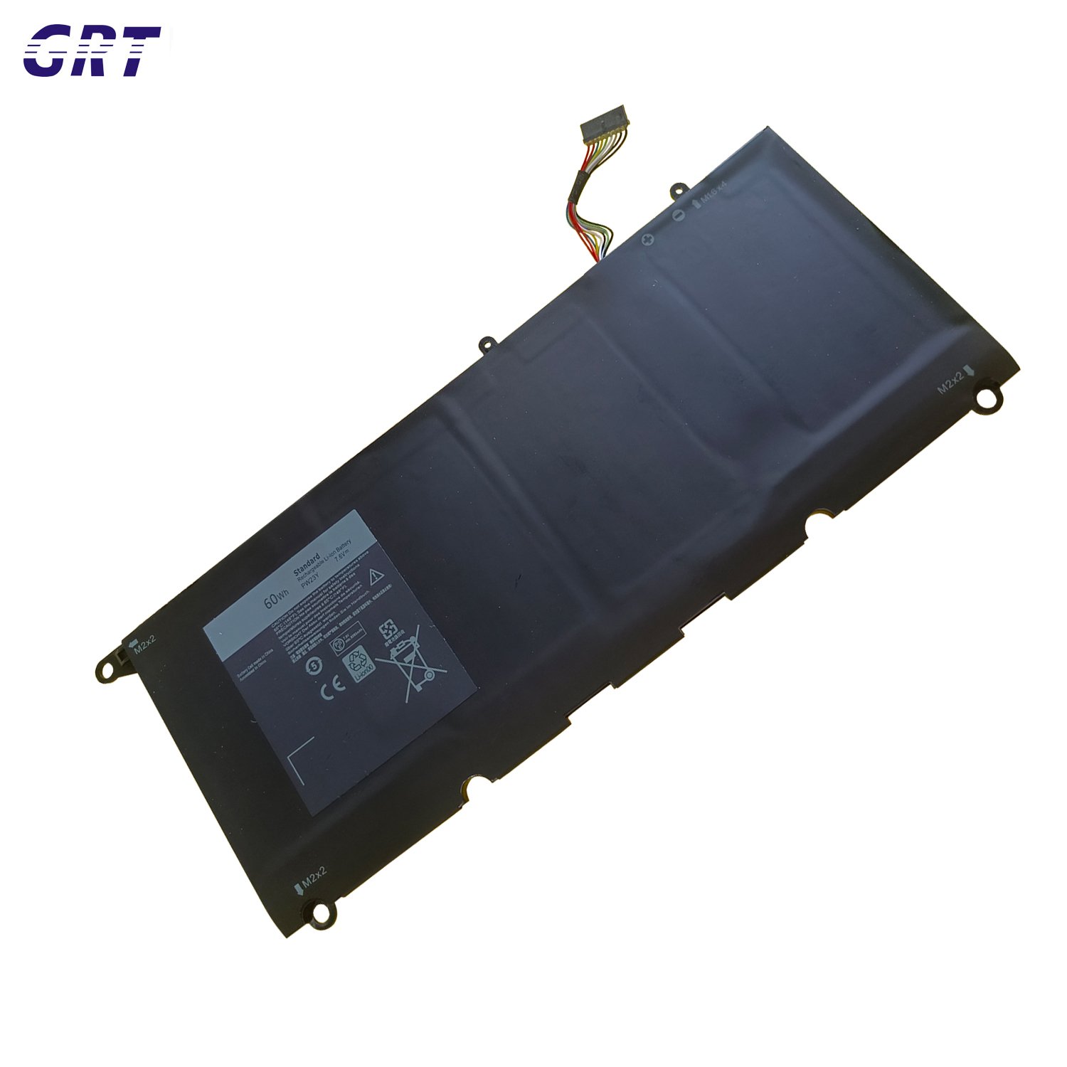 Laptop Battery Digital Batteries 7.6V 60Wh PW23Y Laptop Battery For Dell XPS 13 9360 Series