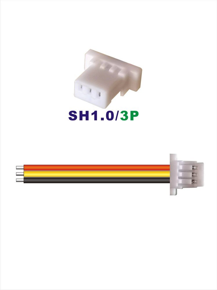 500pcs SH1.0 1.0MM 3P Connector Terminal Jack Wire for Digital battery J013