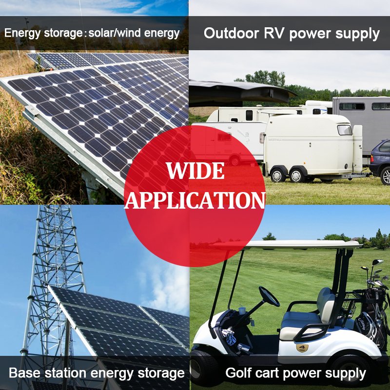 Factory direct selling 12V 100AH Lifepo4 battery With Smart BMS Optional Bluetooth Monitor