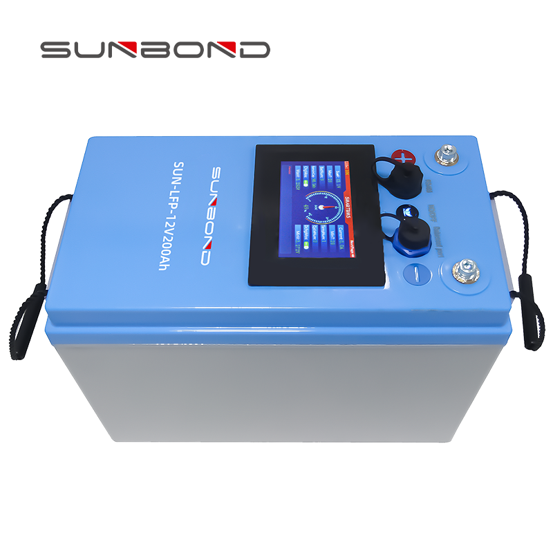 Rechargeable LiFePO4 Lithuim Battery 12V 200Ah 100ah Lithium Battery Solar Energy Storage Systems RV golf cart battery packs
