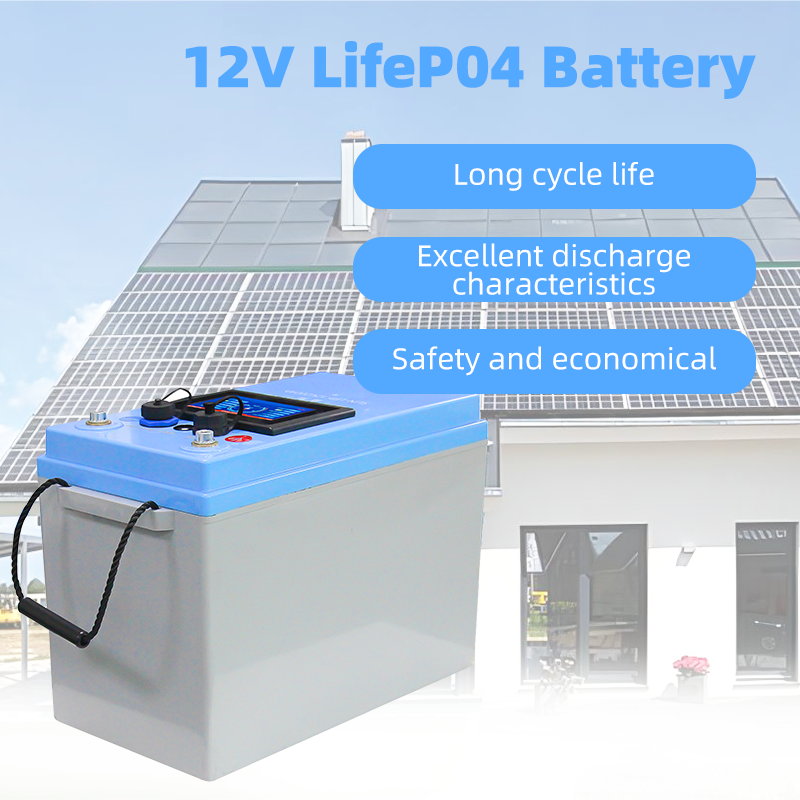 Rechargeable LiFePO4 Lithuim Battery 12V 200Ah 100ah Lithium Battery Solar Energy Storage Systems RV golf cart battery packs