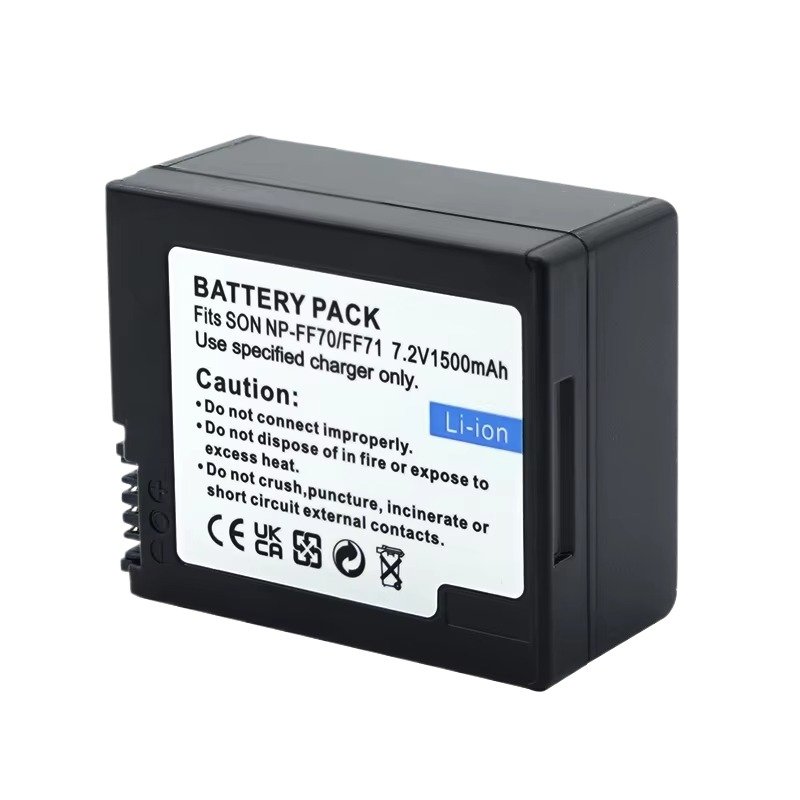 1500mAh NP-FF70 NPFF70 NP-FF71 NPFF71 Digital Camera Battery For Sony DCR HC1000 Replacement Battery
