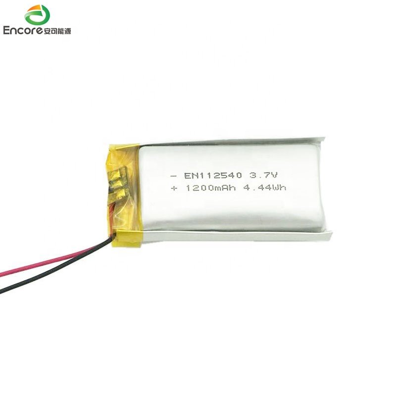 3.7v 112540 1200mAh lithium ion lipo battery rechargeable battery