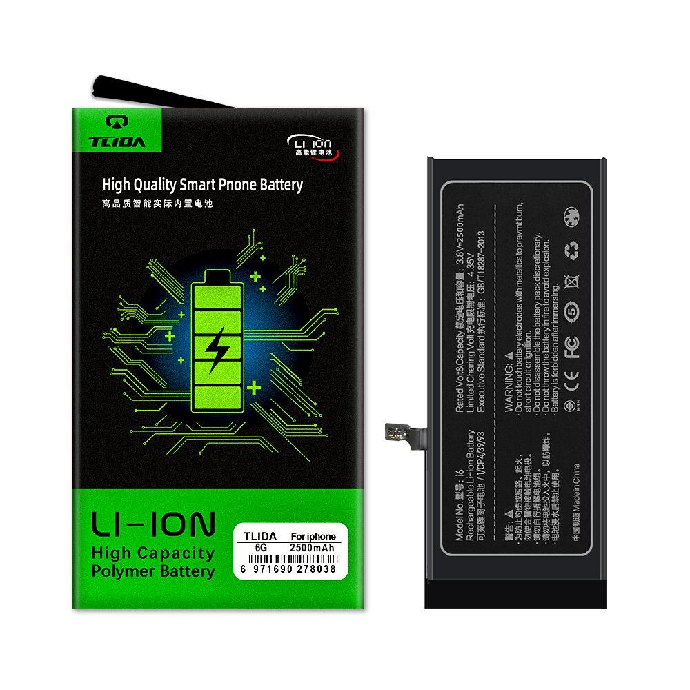 TLIDA mobile phone battery for 6 6P 6S 6SP Digital Batteries True capacity 3000mah 2000mah
