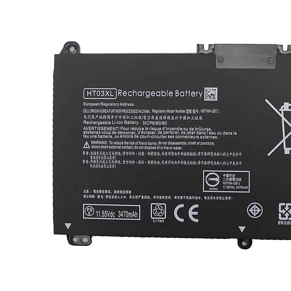 11.4V 41.04Wh HT03XL Laptop Battery For HP Pavilion 14-CE 14-CF 15-DB 15-CS 15-DA 17-by Series Battery