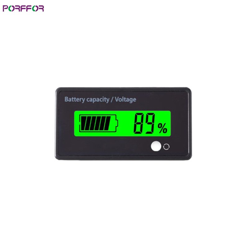12V 24V 36V 48V 72V Lead-acid lithium lifepo4 battery indicator monitor Power display battery capacity voltage digital