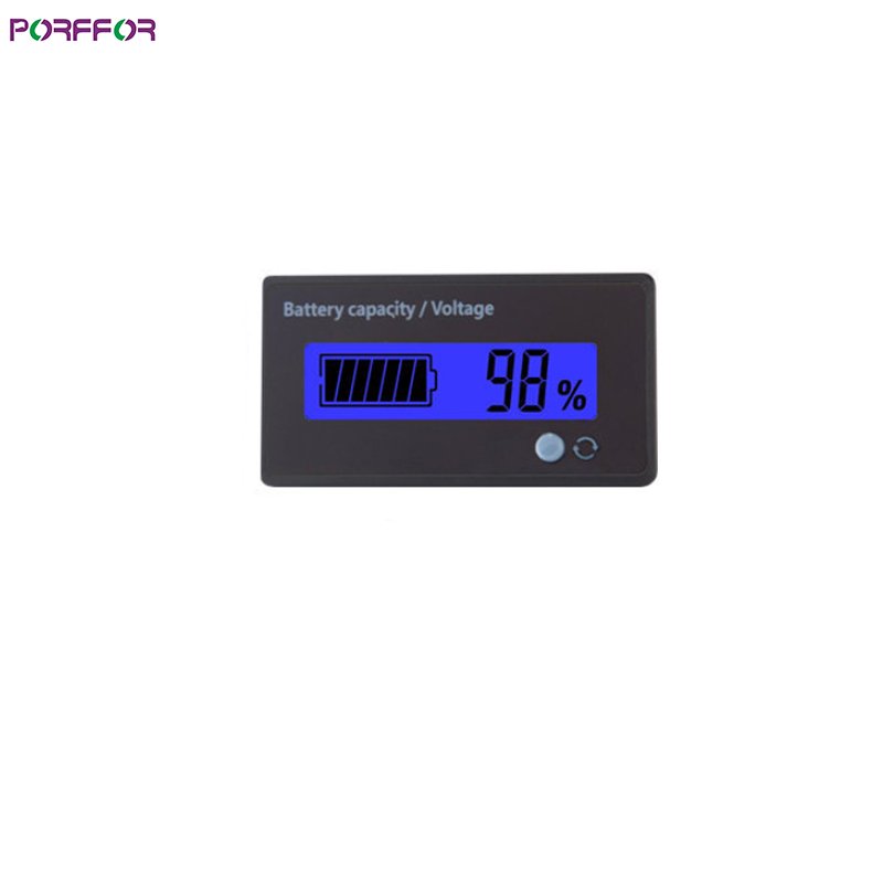 12V 24V 36V 48V 72V Lead-acid lithium lifepo4 battery indicator monitor Power display battery capacity voltage digital