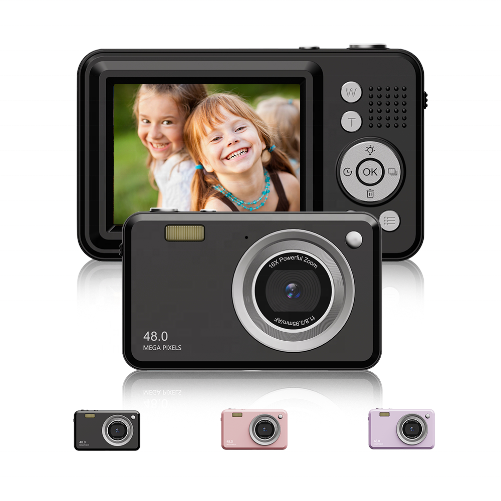 YMX CA07 CCD 48M USB Portable Imaging Gadget 4k Digital Compact Shoot Camera Appareil Photo DSLR for Teens Students Girls Women