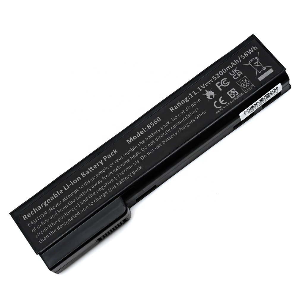 Factory Direct Supply Wholesale 8560 Laptop Battery For HP 8460p 8560P 8470p 8570p 6360b 6460b 6465b 6470b 6475b 6560b 6565 6570