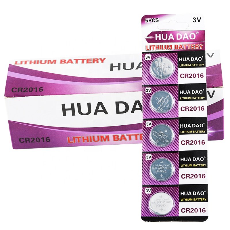 Cuanen Lithium Coin Cells Battery 3v cr2016 Button Cell For Watch Remote Control Key Toy