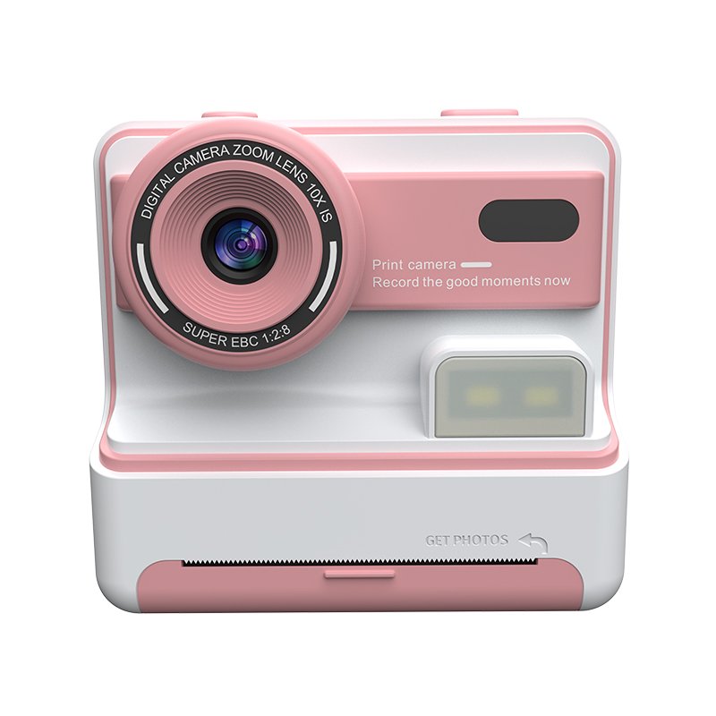 Instant Print Camera for Kids 1080p Digital Camera, Selfie Video Toddler Camera 10x Zoom 1200mah Battery Portable Thermal Cam