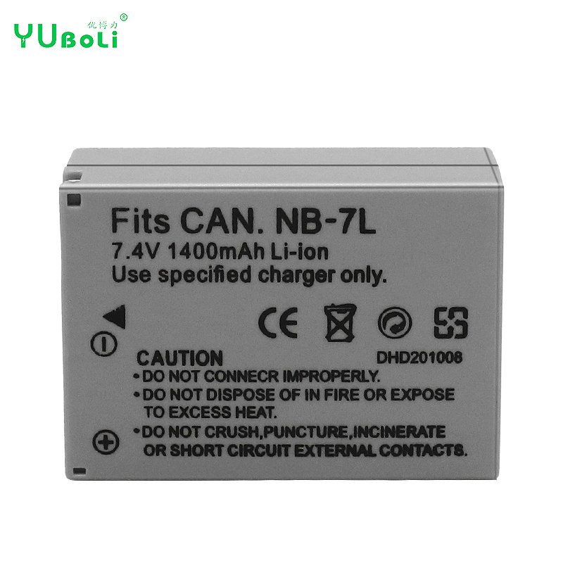 1400mAh NB-7L Digital Camera Battery For Canon PowerShot G10 G11 G12 SX30 IS Lithium Battery