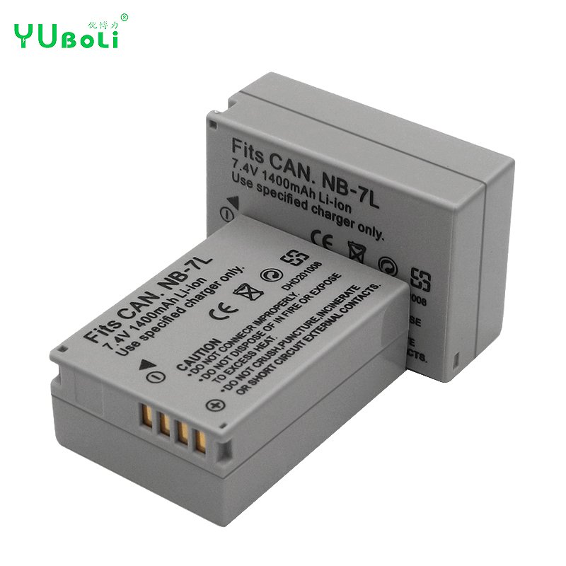 1400mAh NB-7L Digital Camera Battery For Canon PowerShot G10 G11 G12 SX30 IS Lithium Battery
