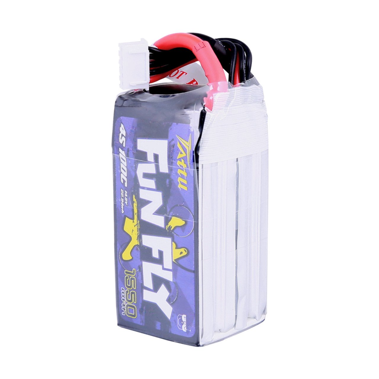 Tattu FunFly siere hot sale cheap high quality 1550mah 100c 14.8v 4s1p with XT60 plug mini drone battery