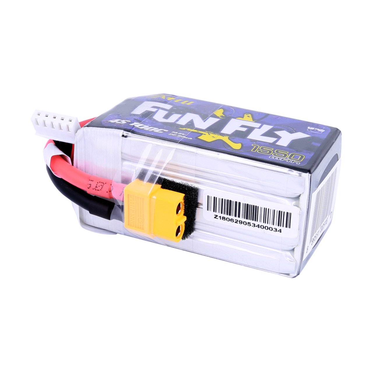 Tattu FunFly siere hot sale cheap high quality 1550mah 100c 14.8v 4s1p with XT60 plug mini drone battery