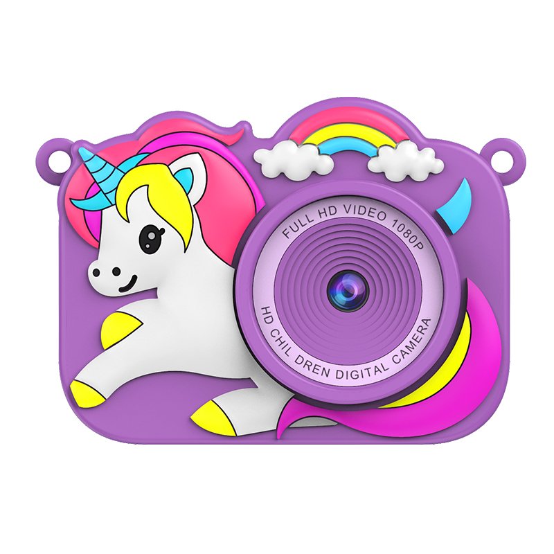 Boys girls kids camera toys Children Digital Video Camcorder Camera with Cartoon Silicone Cover Kids Selfie Camera