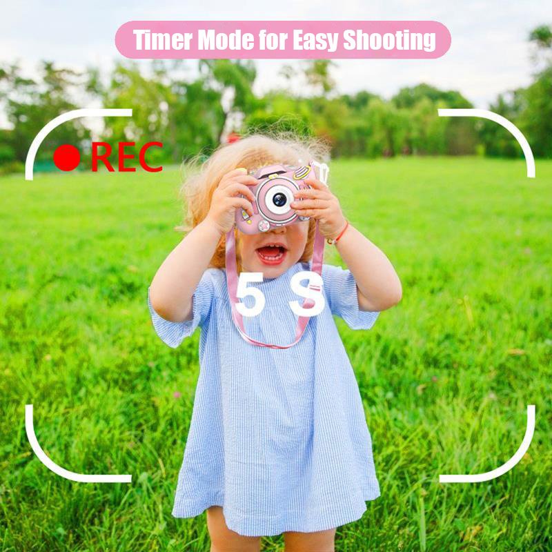 Cartoon Dual-Camera Astronaut Kid Camera Q10 Digital Photo and HD 1080P Video Cheap Digital Camera for Children