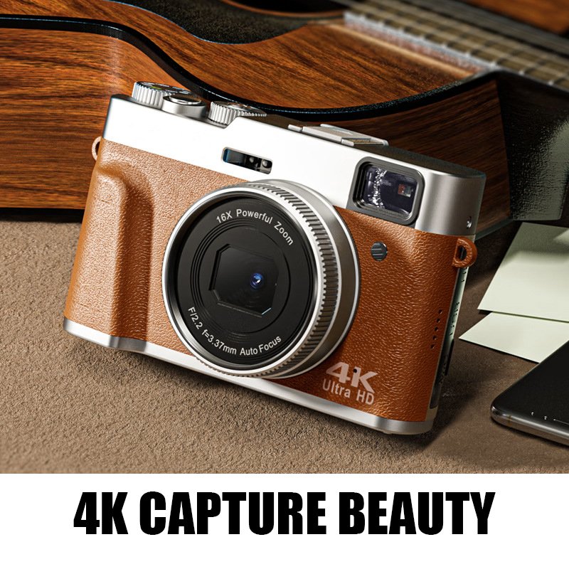 Cameras for Photography 4K HD Digital Camera 13MP 18X Zoom 2.8 IPS Screen Small and Compact