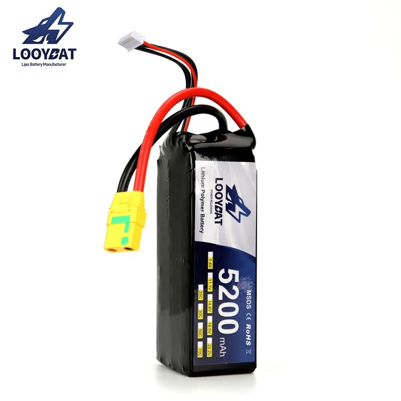 RC Lipo Battery Pack 25C 50C RC Car Drone Factory OEM 3S 4S 6S 11.1V 14.8V 22.2V 5000mah 5200mah Lipo Battery Cell 3.7v Mah LFP