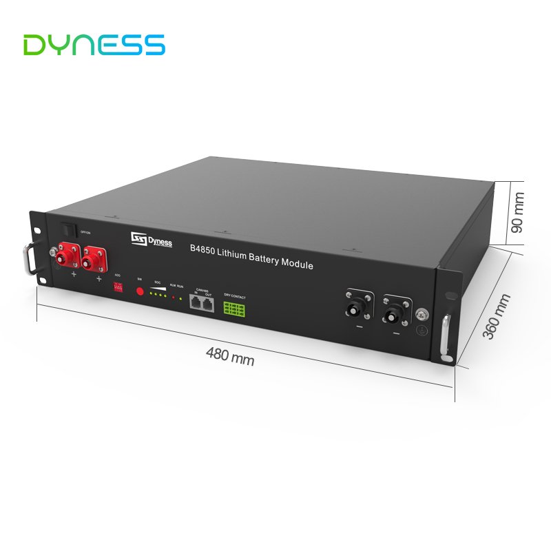 Dyness B4850 48v 50ah lithium battery rack mounted lifepo4 module set 5kw power energy1 storage solar system for home