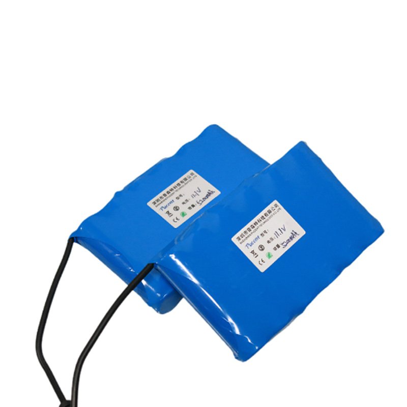 Chinese factory 11.1V 5200mAh 6000mah 6500mah rechargeable li ion battery 18650 battery pack