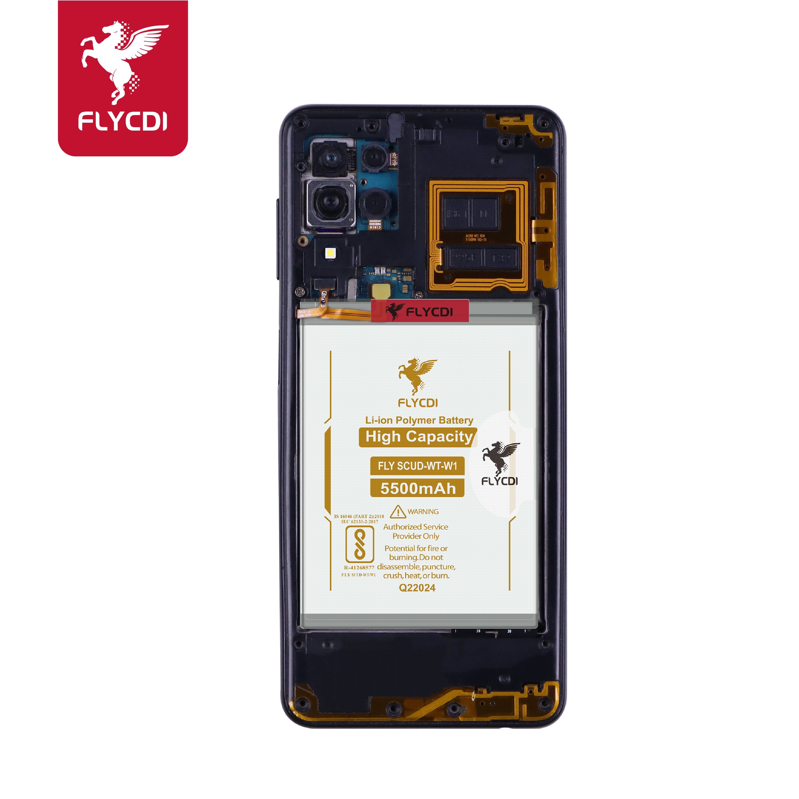FLYCDI Replacement SCUD-WT-W1 Digital Batteries For Samsung A226 Wholesale CellPhone Battery