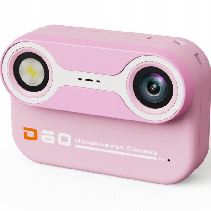 HD Children Swimming Camera 1080p High Resolution 10ft Waterproof Cam with SOS Flashlight 10x Zoom