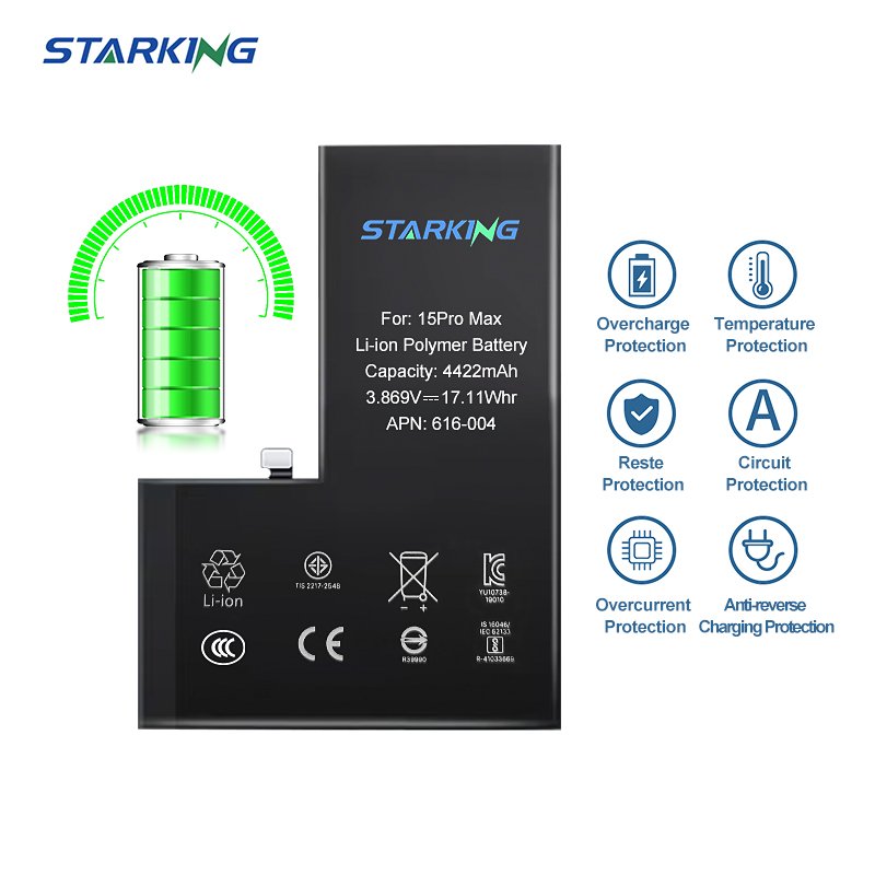 New Replacement Battery For IPhone X Xs Xr 11 12 13 14 15 Pro Max Battery Replacement 3a Quality