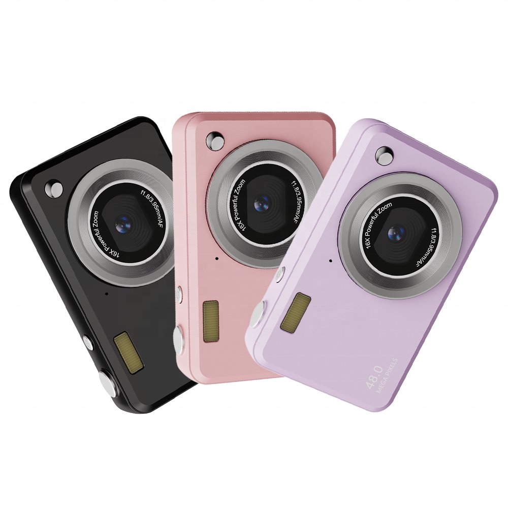 YMX CA07 Metal Texture Creative Shooting Modes Ergonomic Design Compact Digital Vlogging Camera DSLR for Teenager Student Beauty