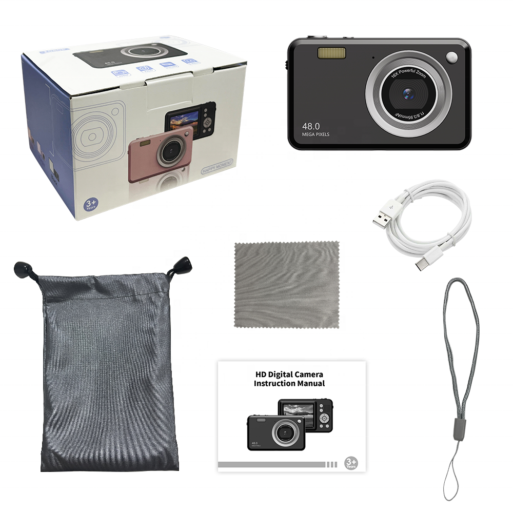 YMX CA07 Metal Texture Creative Shooting Modes Ergonomic Design Compact Digital Vlogging Camera DSLR for Teenager Student Beauty