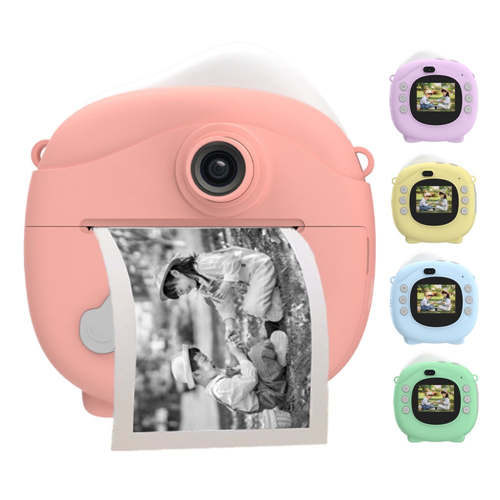 Mini Instant Kid Camera Print Camera Kid Gifts Toys 1080HD Game MP3 Children Camera