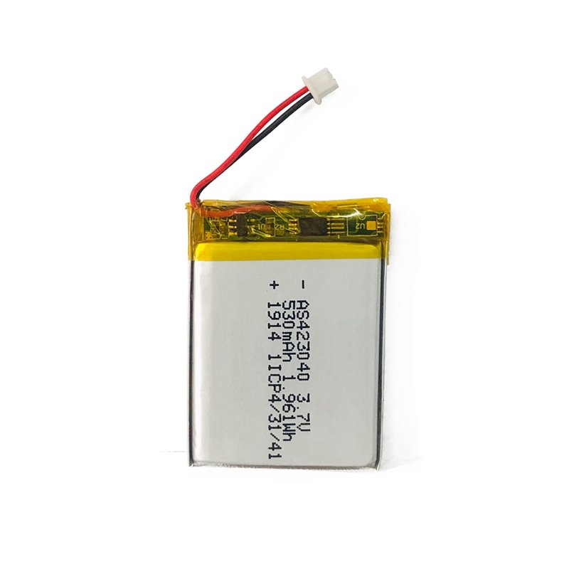 Manufacture 423040 3.7v 530mah rechargeable 500mAh lithium polymer battery li-ion batteries with UL2054 Certified