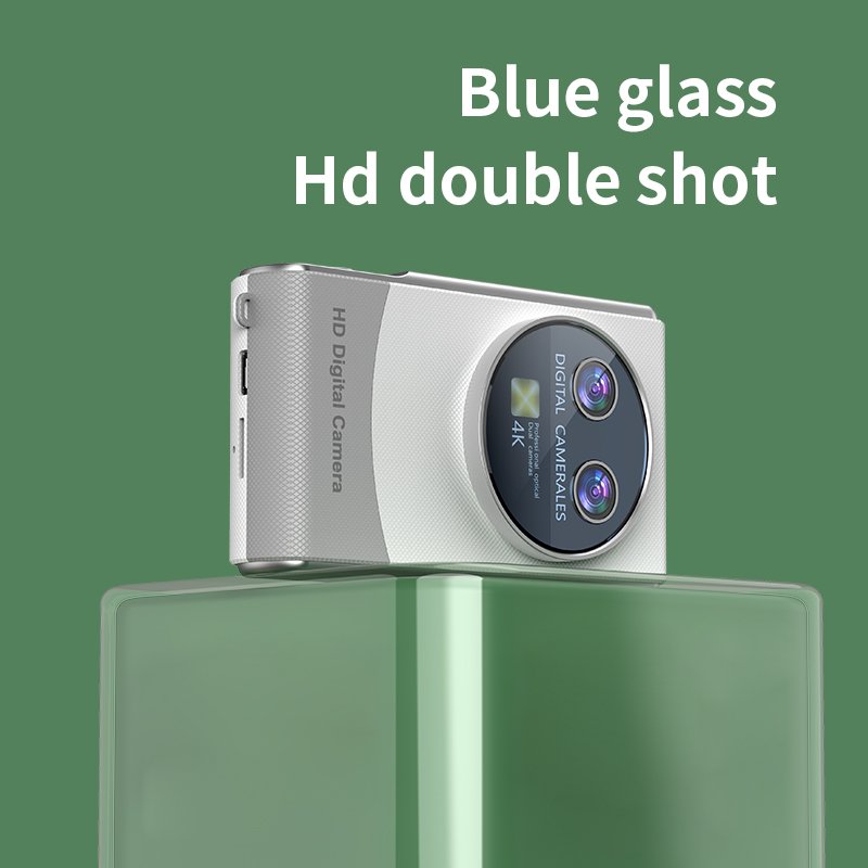Digital Kids Camera 48MP Built-In Beauty Filter Flashlight and Auto-Focus for Kids Point and Shoot Digital Camera