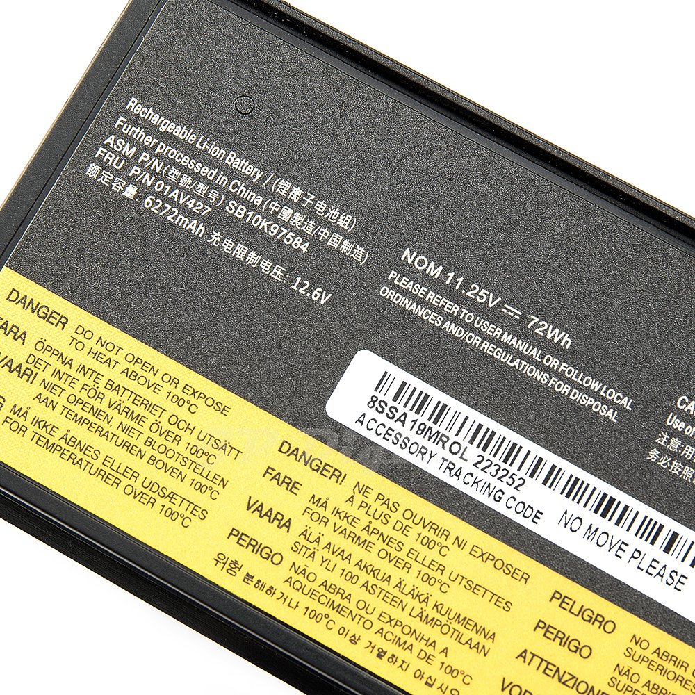 Rechargeable Li-polymer Battery T470 61 61+ 61++ 01AV419 01AV420 01AV421 01AV489 For Lenovo ThinkPad T485 T470 Laptop Battery