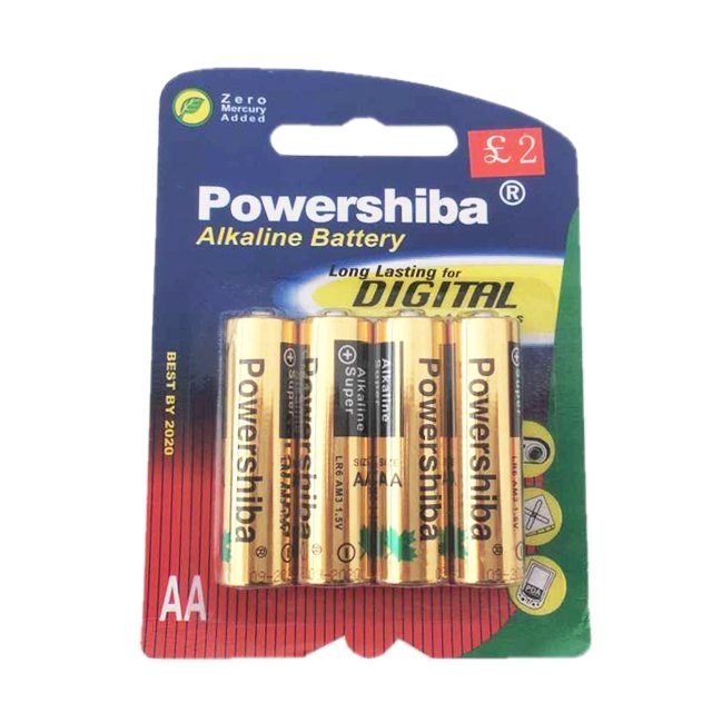 1.5V Eco-Friendly Mercury-Free Digital Camera Size AAA Battery