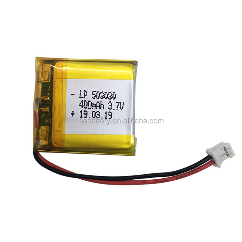 SUN EASE ready to ship 503030 603030 703030 3.7v 650mah lipo battery with PCB and connector high-capacity lithium battery