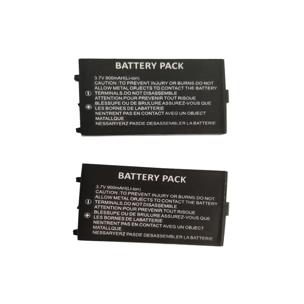 GBASP game battery rechargeable 3.7V real 900mAh lipo battery with black case
