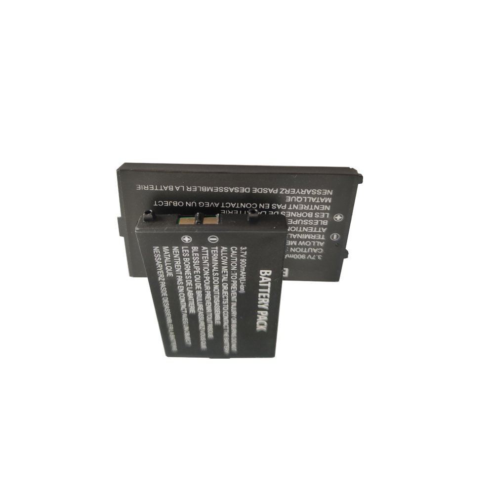 GBASP game battery rechargeable 3.7V real 900mAh lipo battery with black case