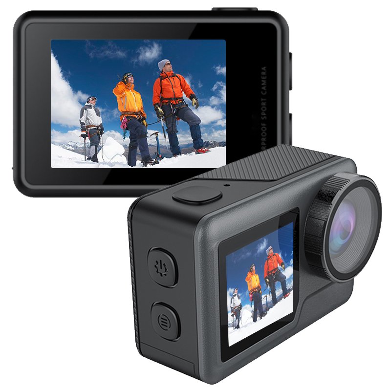 High Performance EIS Camera 1080P HD Touch Standing Screen Sport Extreme Sports Wifi Body Waterproof 30Meters Action Camera