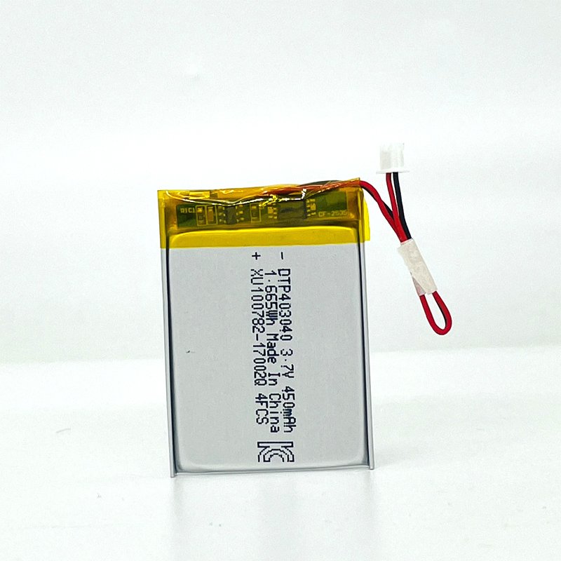 battery cells lithium ion DTP403040 3.7v 450mah custom lipo battery